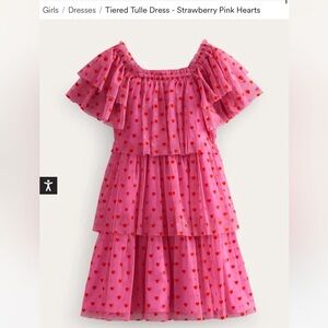 Mini Boden Tiered Tulle Dress